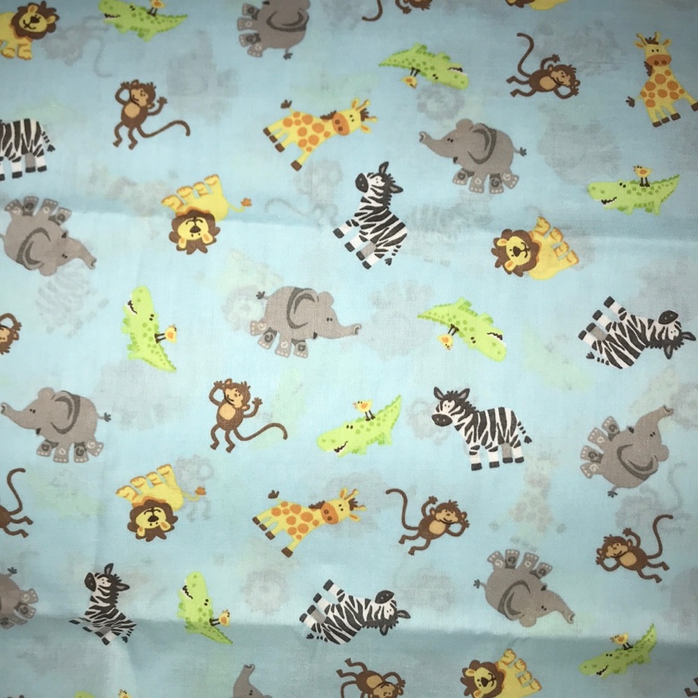 New Zoo Animals Print Fabric